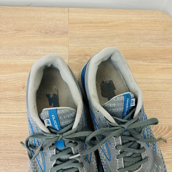 Brooks Glycerin 19 Gray And Blue Sneakers Men’s Size 12.5